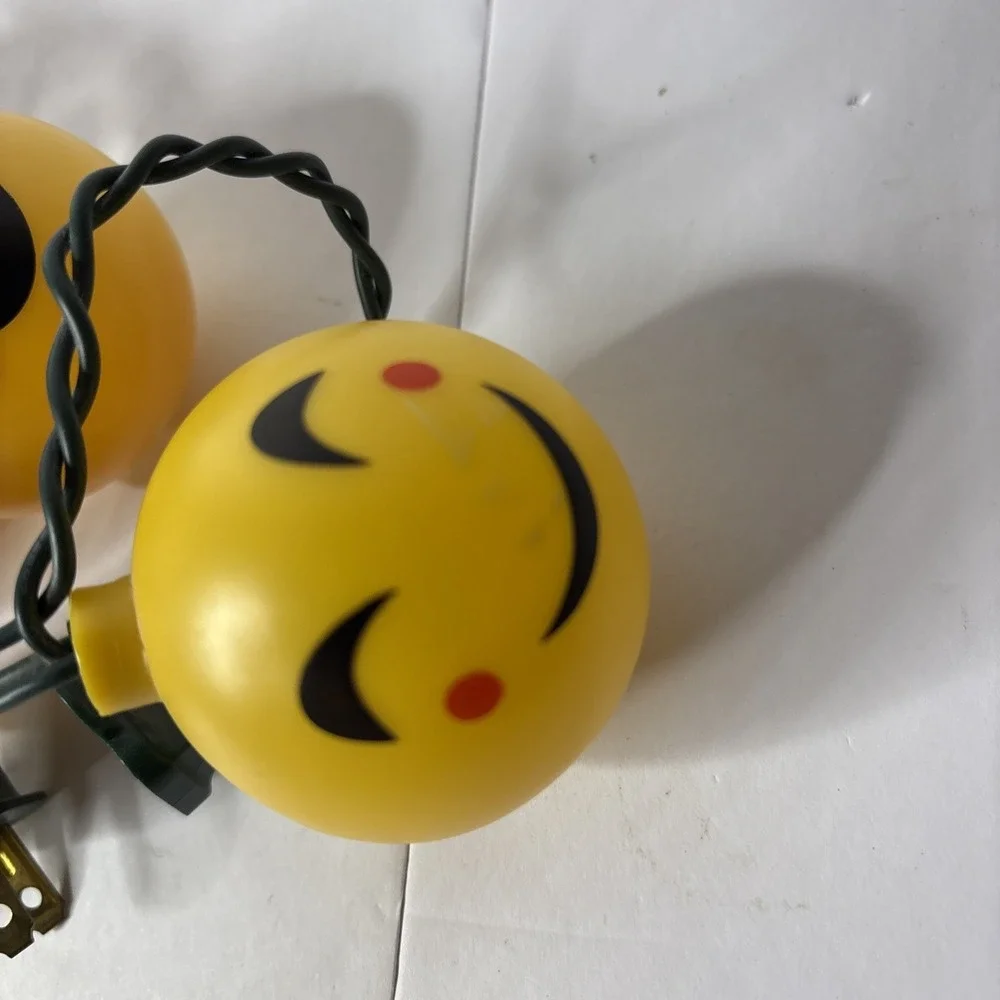 Holiday Time Emoji Smiley‎ Smile Face String Lights -10 Lights Indoor/Outdoor